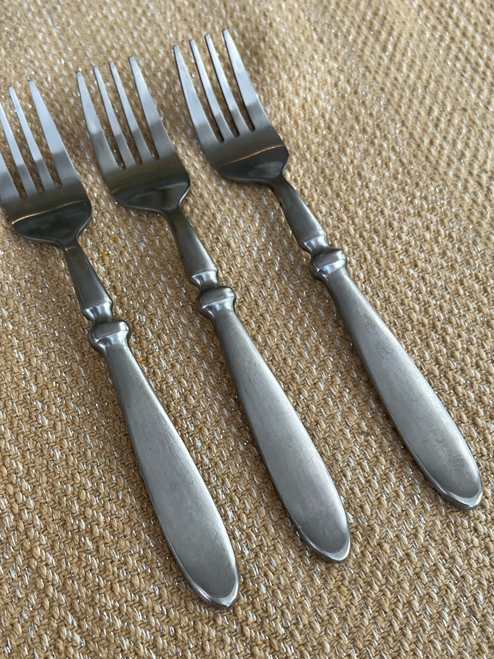 Townhouse (Stainless, Satin) Salad Forks (3) by CAMBRIDGE